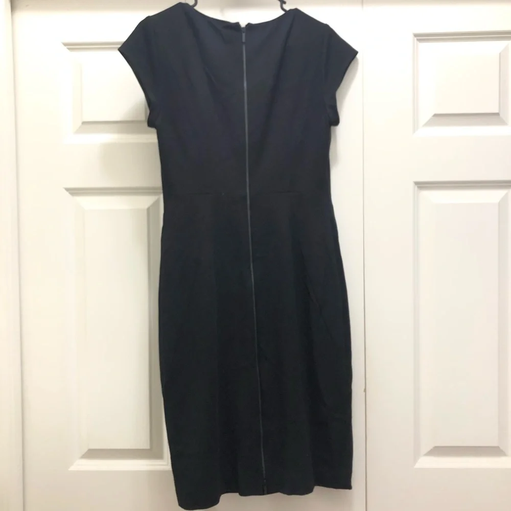 Classiques Entier Black V Neck Mini Dress size 6 - Picture 3 of 13